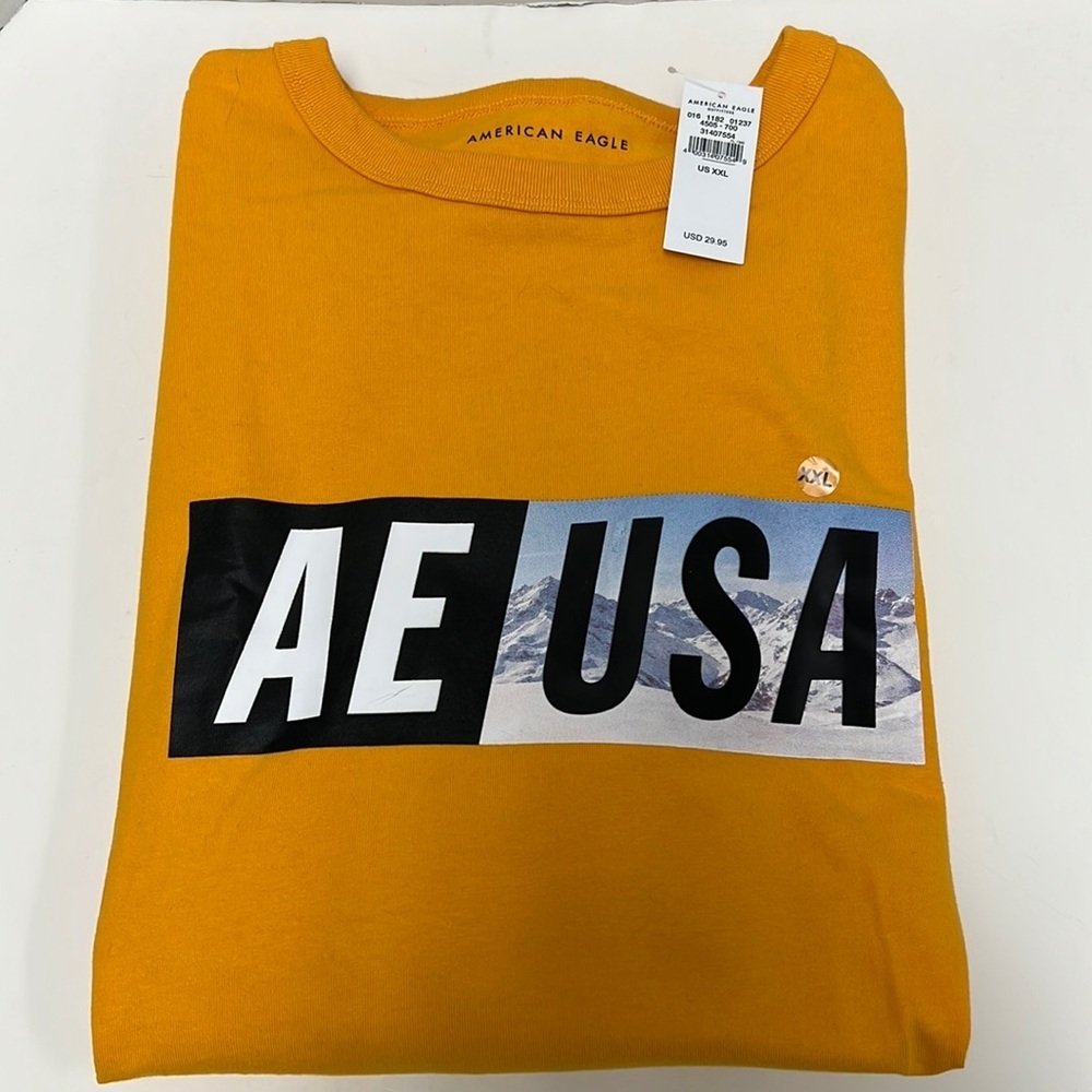 NWT American Eagle Outfitters Men’s Long Sleeve Graphic Shirt Size XXL